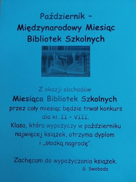 biblioteka ogłoszenia