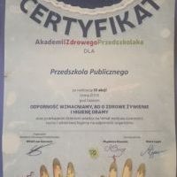 Certyfikaty, dyplomy i wyróżnienia