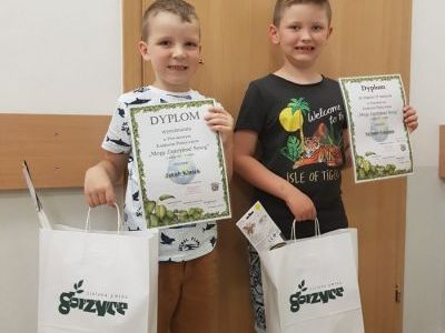 II MIEJSCE I WYRÓŻNIENIE W POWIATOWYM KONKURSIE PLASTYCZNYM 