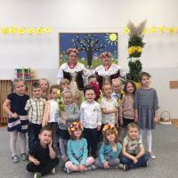 Spotkanie przedszkolaków z przedstawicielkami Koła Gospodyń Wiejskich w Czyżowicach